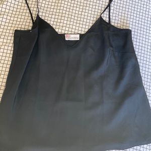 Valentino Red Black Camisole SZ 42 US10